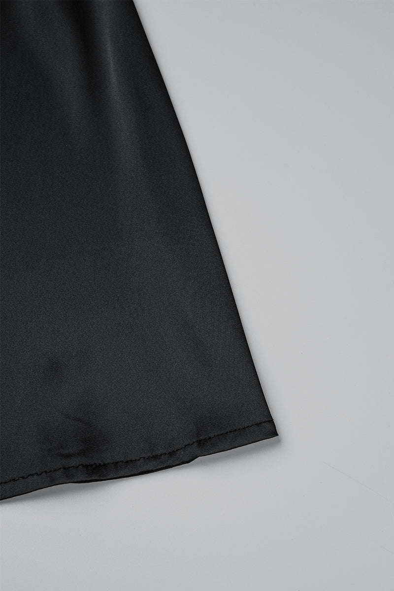 Sexy Solid Backless Square Collar Sling Dress Dresses