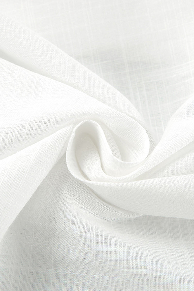 Robe trapèze décontractée à manches courtes et épaules dénudées, couleur unie, décontractée 