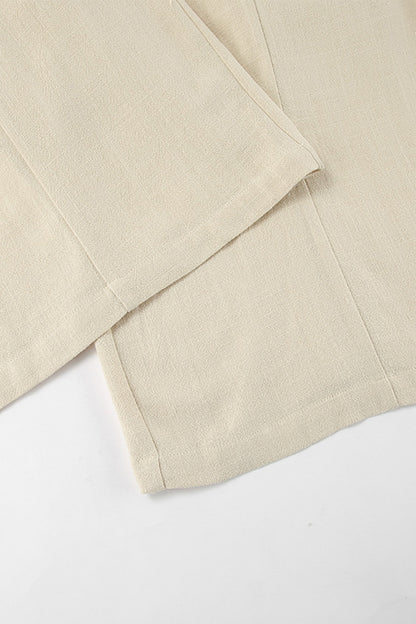 Casual Draw String V Neck Loose Jumpsuits