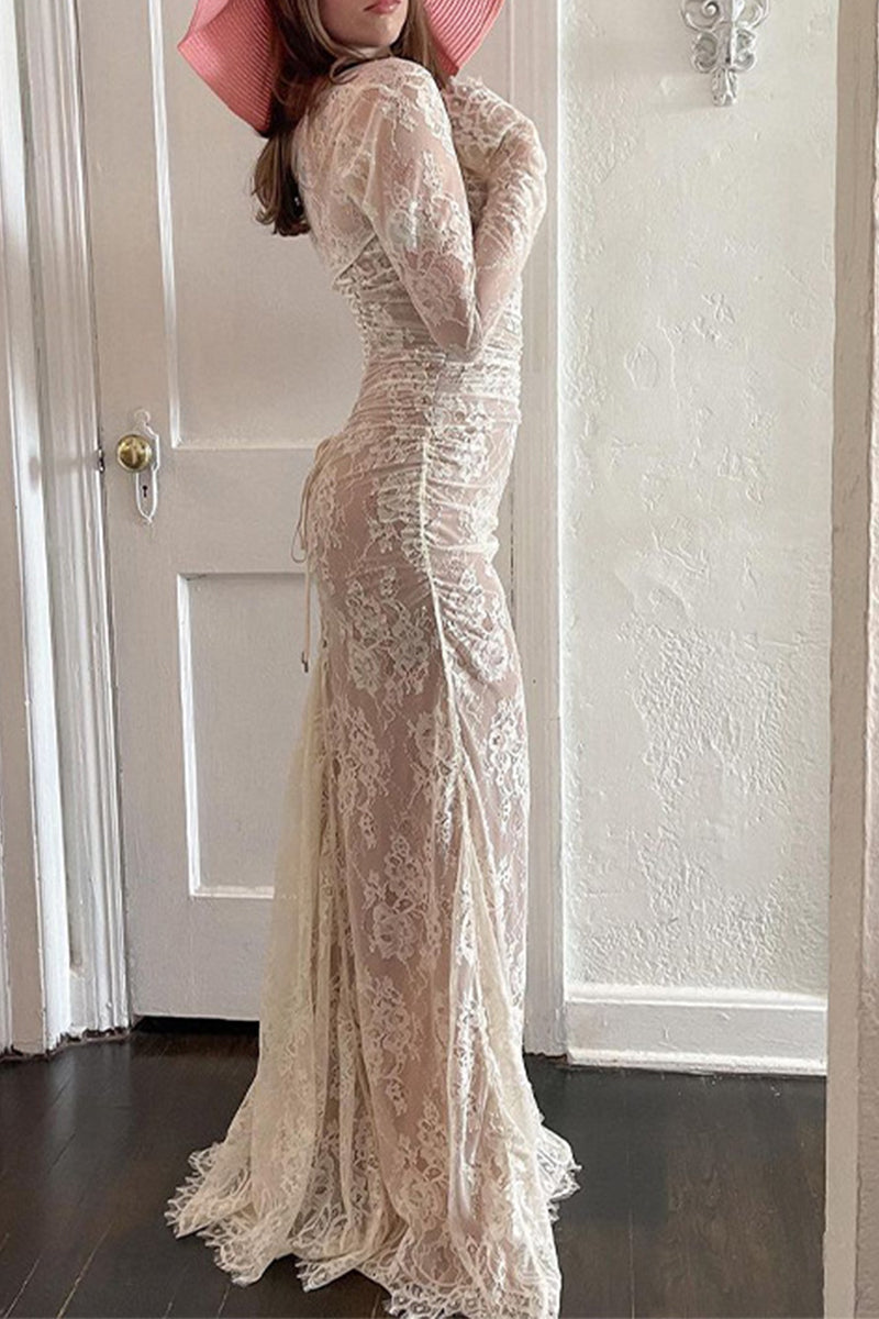 Sexy Solid Color Lace Strap Design Sleeveless Two Pieces