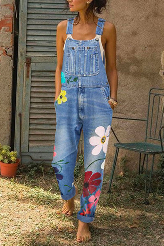 Denim ample en patchwork imprimé Fashion Street (5 couleurs) 